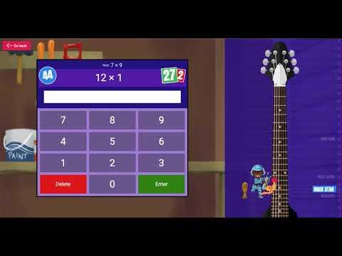 Sequenced programme of daily times tables.